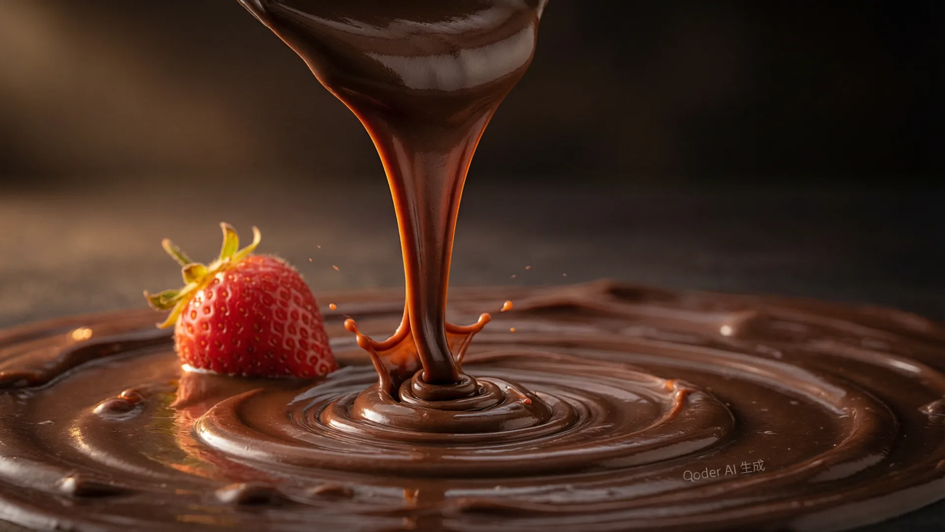 AI-generated food commercial shots created with Seedance 2.5 including a chocolate pour