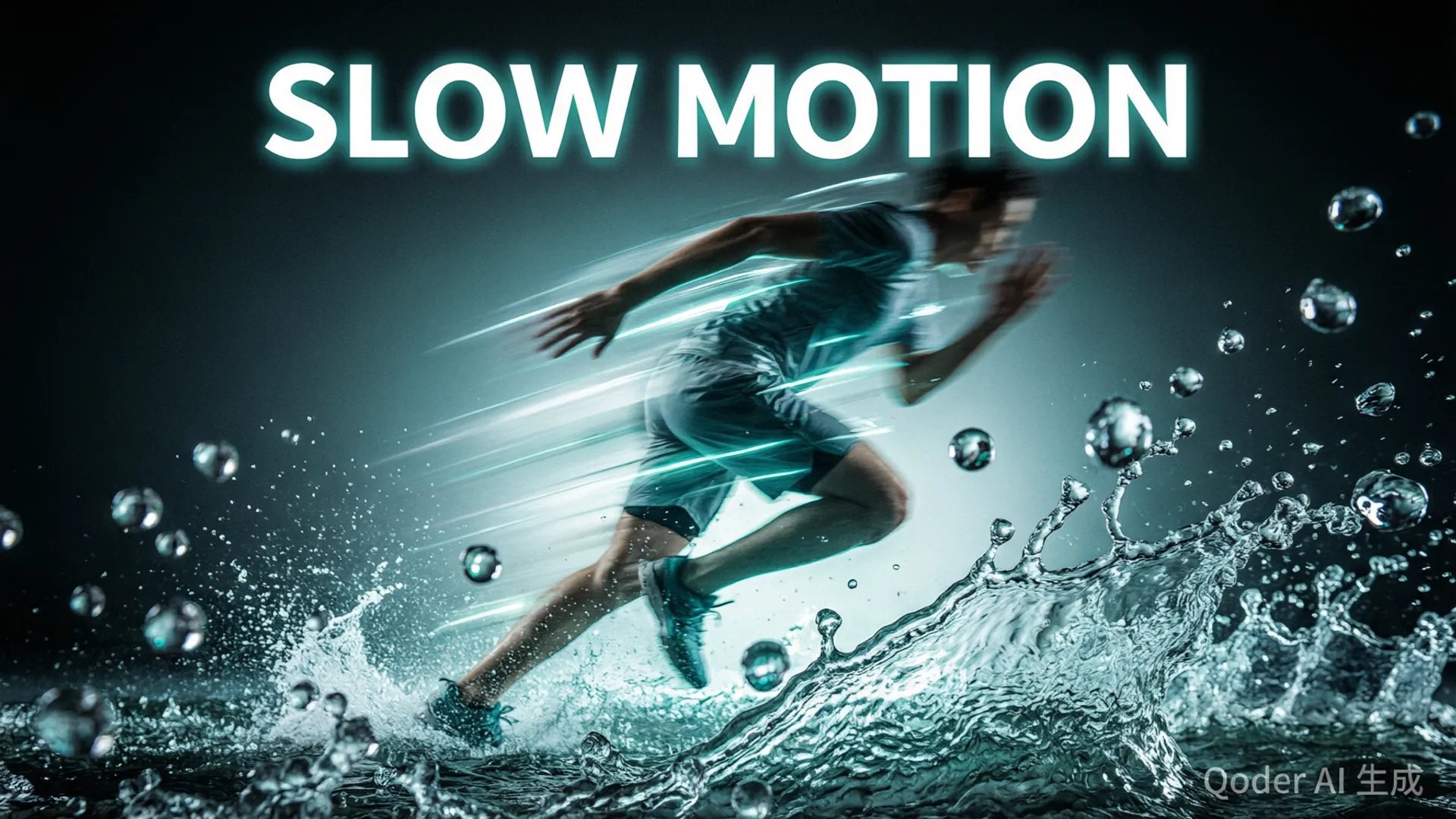 Seedance 2.5 slow motion test with water splash and motion blur frames