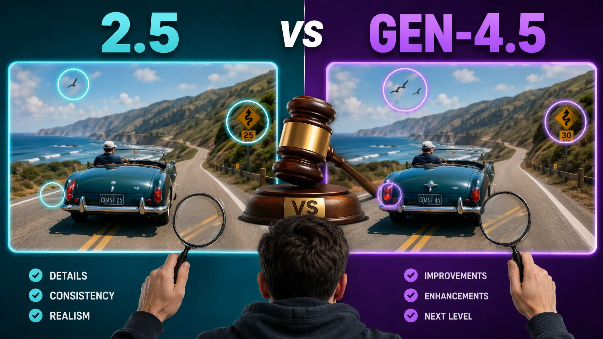 Seedance 2.5 vs Runway Gen-4.5 side-by-side comparison test results